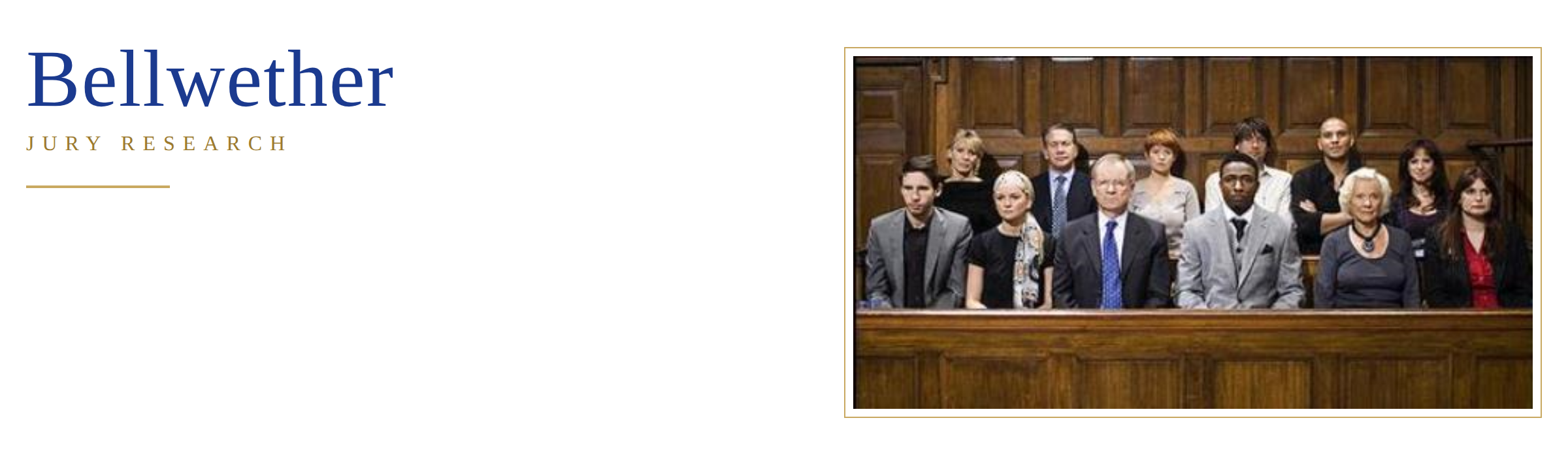 Bellwether Jury Research